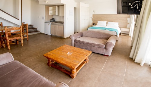 Apartamento superior, 1 cama de matrimonio, vistas a la playa (3 people)