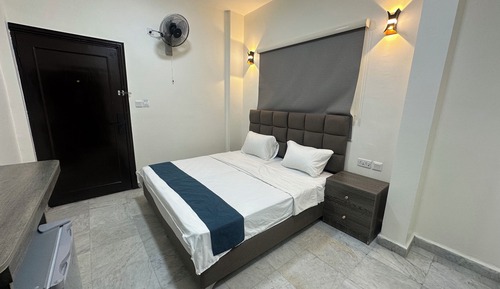 Habitación económica doble, terraza, vistas al mar