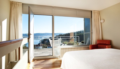 Dúplex Deluxe, 1 cama de matrimonio, terraza, vistas al mar