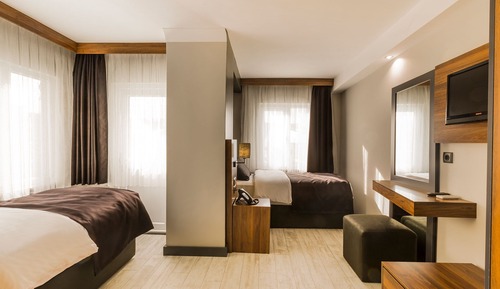Habitación Deluxe con 2 camas individuales, vistas a la ciudad