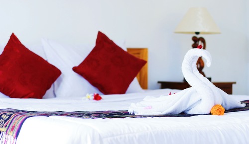 Habitación doble superior, 1 cama doble, vistas al jardín
