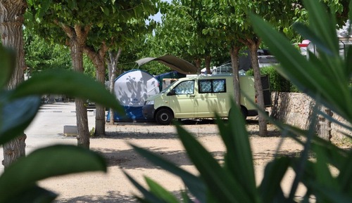 Parcela de camping. No se facilita tienda, sólo parcela