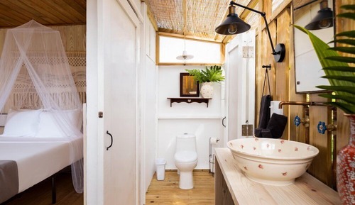 Casa en un árbol Signature, 1 cama de matrimonio grande, cocina, vistas al jardín