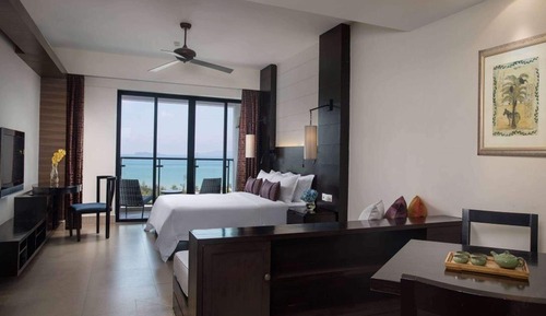 Habitación Deluxe, 1 cama de matrimonio grande, no fumadores, vistas al mar
