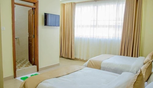 Habitación con 2 camas individuales