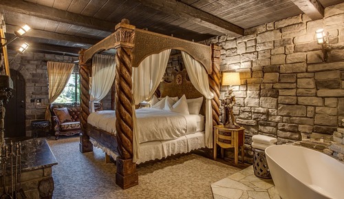 Habitación Premium doble, baño privado, vistas al río (Castle Suite)