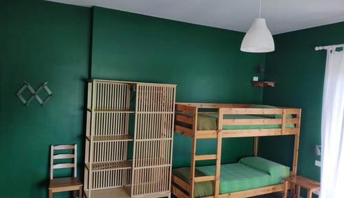 Habitación cuádruple clásica (verde)