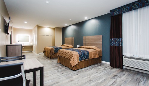 Habitación básica doble, 2 camas de matrimonio, no fumadores