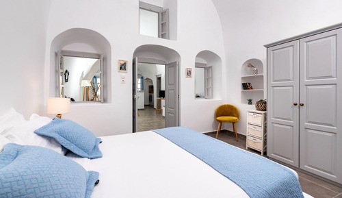 Casa familiar, 1 cama doble con sofá cama, cocina, vistas al patio