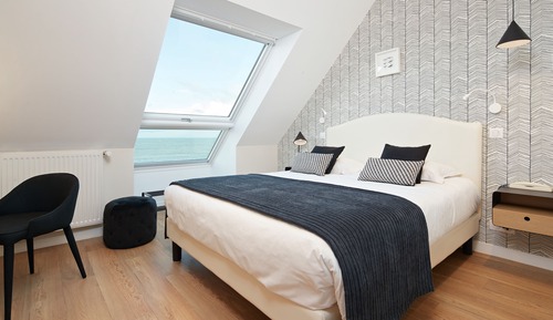 Habitación estándar, 1 cama de matrimonio, no fumadores, vistas al mar
