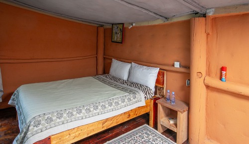 Cabaña, baño privado