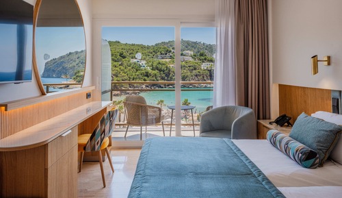 Habitación doble de uso individual, balcón, vistas al mar