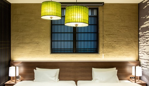 Habitación de lujo con 2 camas individuales