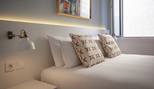 Apartamento estándar, 1 cama doble con sofá cama, balcón, vistas a la ciudad