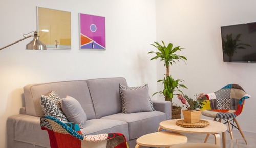 Apartamento superior, 1 cama doble con sofá cama