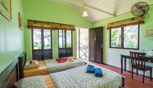 Chalet, 2 camas individuales, no fumadores, vistas al mar