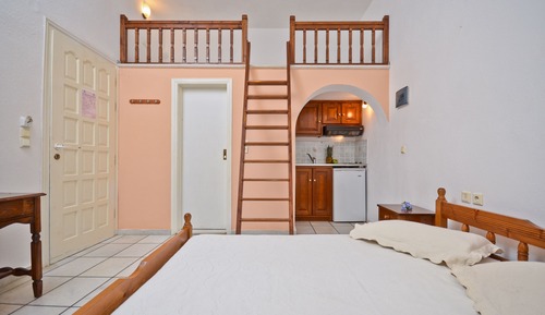 Habitación cuádruple, terraza