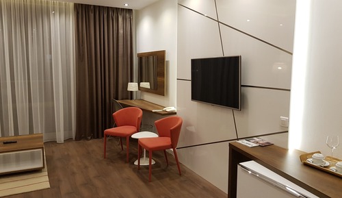 Habitación Deluxe doble, no fumadores (For 3)