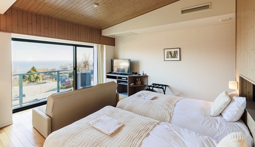 Habitación superior, vistas al mar