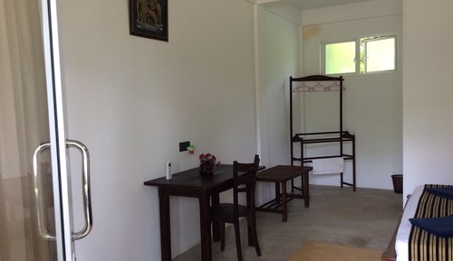 Habitación cuádruple familiar, varias camas, no fumadores, vistas al jardín