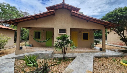 Chalet básico, 1 cama de matrimonio, no fumadores, vistas al jardín
