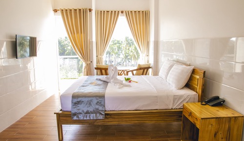 Habitación Deluxe, 1 cama de matrimonio, balcón, vistas al mar