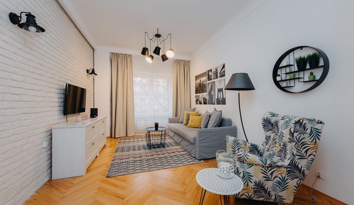 Apartamento exclusivo, 1 cama doble con sofá cama, no fumadores, vistas al patio