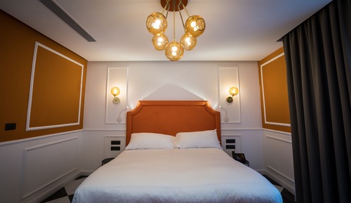 Habitación Deluxe, 1 cama de matrimonio grande con sofá cama