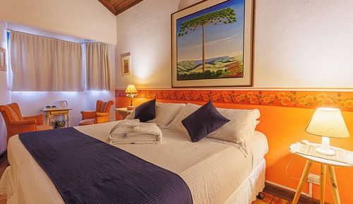 Chalet Confort, 1 cama de matrimonio grande, no fumadores, vistas al jardín