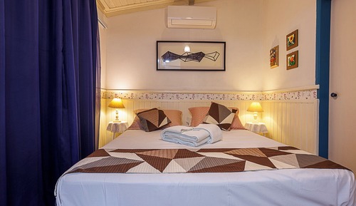 Chalet panorámico, 1 cama de matrimonio, no fumadores, vistas al jardín