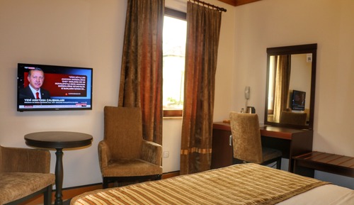 Habitación familiar, vistas al jardín