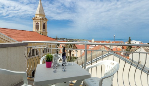 Apartamento, 1 habitación, terraza, vistas al mar (A8)