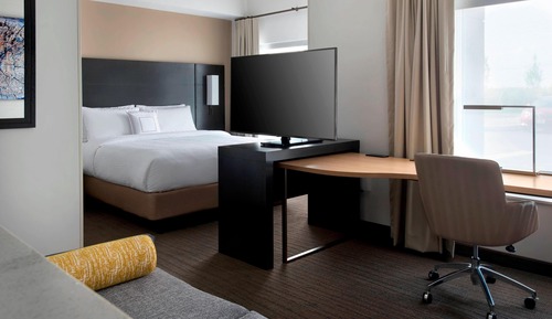 Estudio, 1 cama de matrimonio grande con sofá cama (Hearing Accessible)