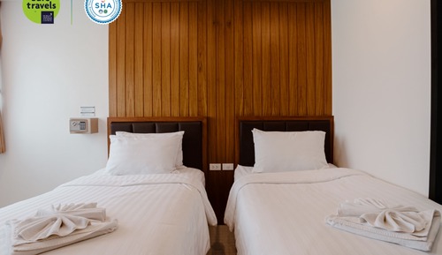 Habitación estándar con 2 camas individuales, vistas a la ciudad