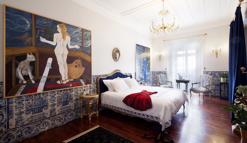 Habitación panorámica doble, 1 cama de matrimonio grande, no fumadores, vistas al río