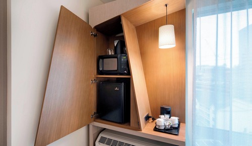 Habitación, 2 camas de matrimonio, vistas a la ciudad (Mobility Accessible, Tub)