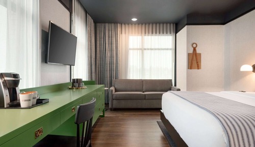 Habitación, 1 cama de matrimonio grande, en esquina