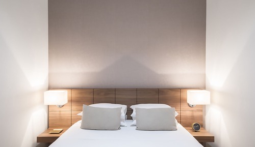 Estudio económico, 1 cama de matrimonio, planta baja