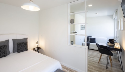 Suite Deluxe, 1 cama doble con sofá cama, no fumadores, vistas al río