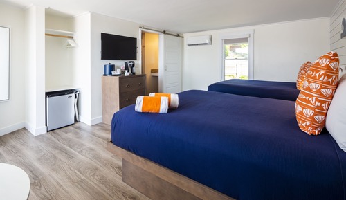 Habitación Confort, 2 camas de matrimonio, no fumadores, vistas al mar