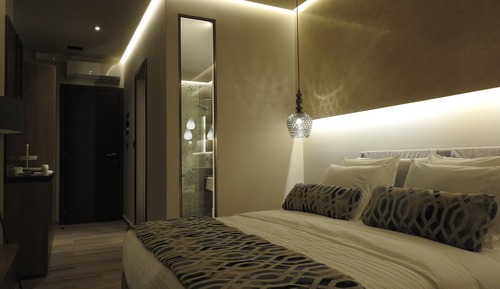 Habitación Deluxe, 2 camas individuales, vistas al patio (107)