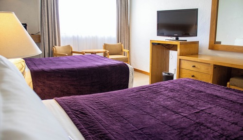 Habitación tradicional doble, 2 camas dobles, no fumadores, vistas al jardín