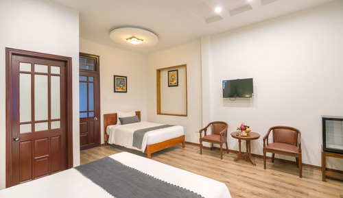 Habitación familiar, balcón