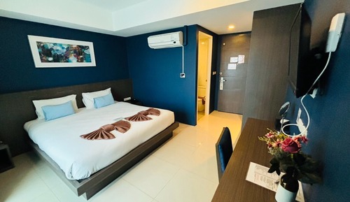 Habitación doble superior, 1 cama de matrimonio grande, no fumadores, vistas a la ciudad