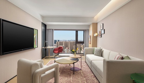 Suite, 1 habitación, cocina, vistas a la ciudad (Dining)