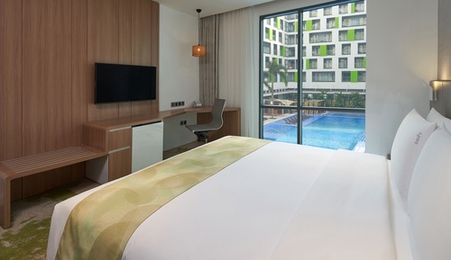 Habitación estándar, 1 cama de matrimonio grande, vistas a la ciudad