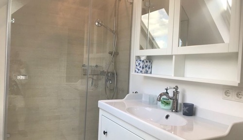 Habitación doble, baño privado, vistas al mar (Seestern)
