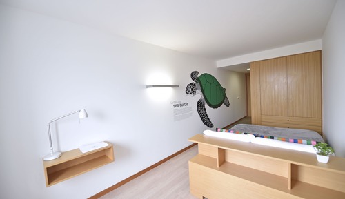 Habitación doble, 1 cama doble, baño privado, vistas al mar (Sea Turtle)