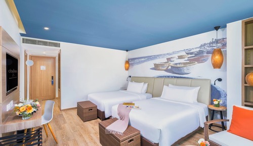 Habitación Deluxe, 2 camas individuales, vistas al jardín (Unlimited Jjim Jil Bang Spa)