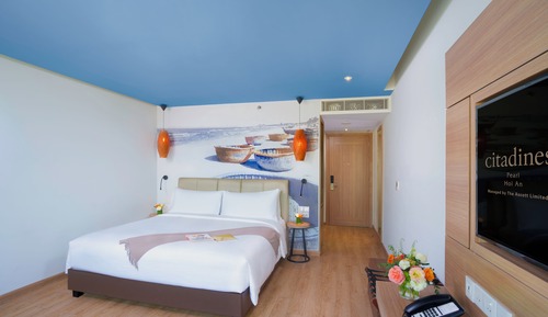 Habitación Deluxe, 1 cama de matrimonio grande, vistas al mar